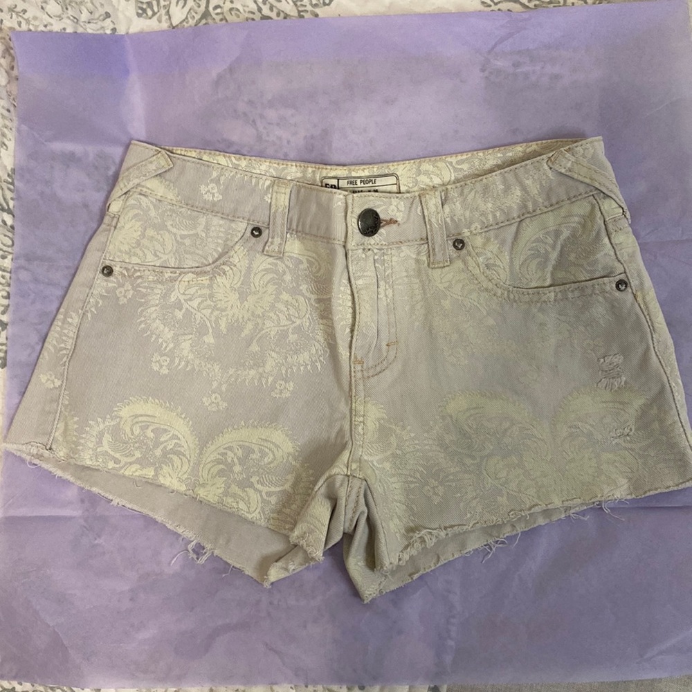Free People Jean Shorts
